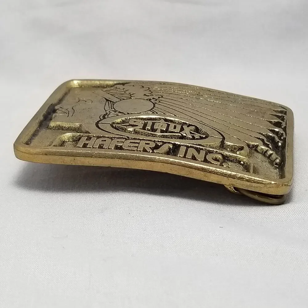 Belt Buckle Sioux Souix Hafer's Inc. Native American Indian Chief Limited Editio